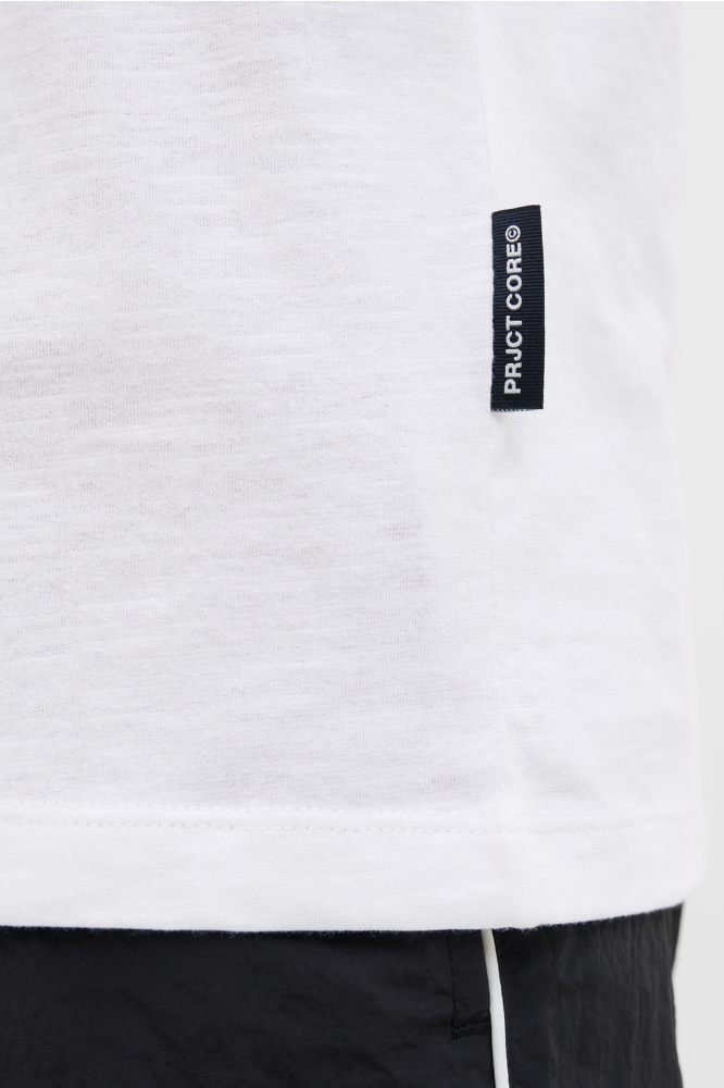 JCOSAGO SMALL LOGO SLUB TANK TOP 12276727 BRIGHT WHITE